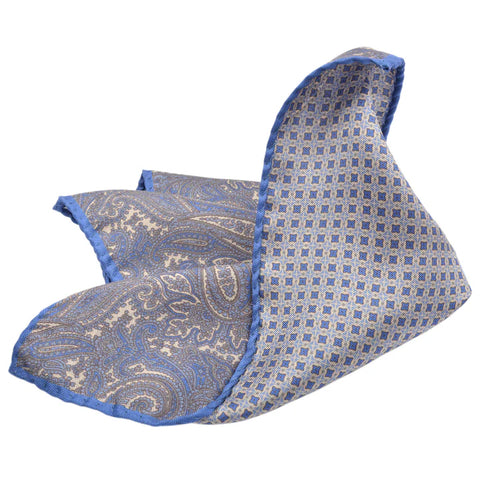 Dion Assorted Dion SS25 Silk Reversible Pocket Squares 8