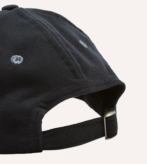 Drake's Navy Horse Emblem Moleskin Baseball Cap 2