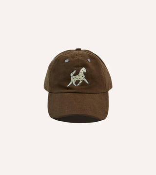 Drake's Brown Horse Emblem Moleskin Baseball Cap 1