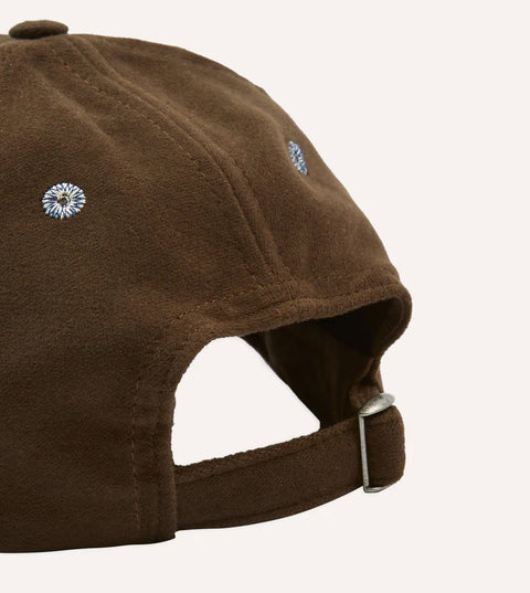 Drake's Brown Horse Emblem Moleskin Baseball Cap 2