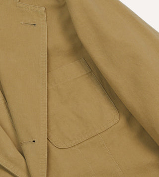 Drake's Sand Vintage Wash Cotton Games Blazer Mk. I 4