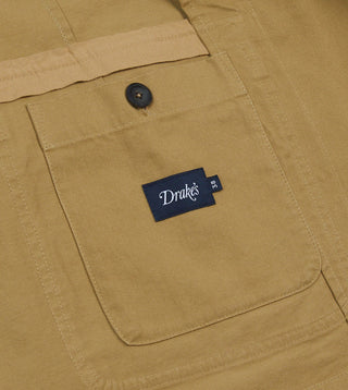 Drake's Sand Vintage Wash Cotton Games Blazer Mk. I 7