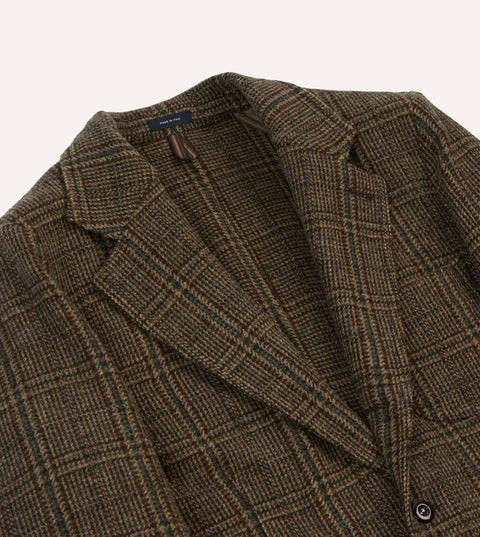 Drake's Brown Check Harris Tweed Games Blazer Mk. VII 3