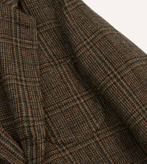 Drake's Brown Check Harris Tweed Games Blazer Mk. VII 5