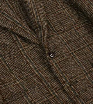 Drake's Brown Check Harris Tweed Games Blazer Mk. VII 6