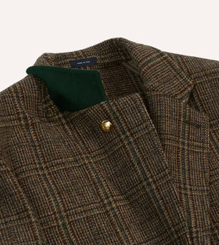 Drake's Brown Check Harris Tweed Games Blazer Mk. VII 4