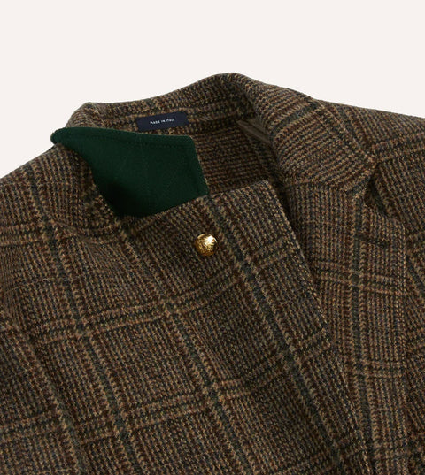 Drake's Brown Check Harris Tweed Games Blazer Mk. VII 4