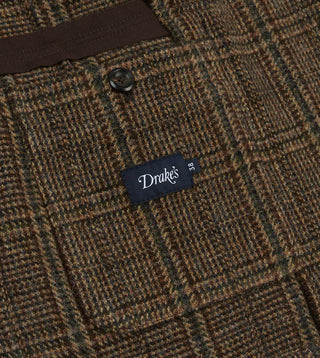 Drake's Brown Check Harris Tweed Games Blazer Mk. VII 8