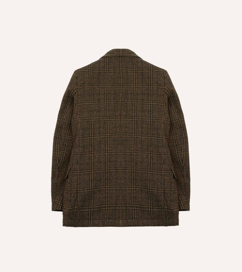 Drake's Brown Check Harris Tweed Games Blazer Mk. VII 9
