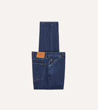 Drake's Stone Wash 14.2oz Japanese Selvedge Denim Five-Pocket Jeans 1