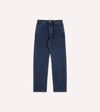Drake's Stone Wash 14.2oz Japanese Selvedge Denim Five-Pocket Jeans 3