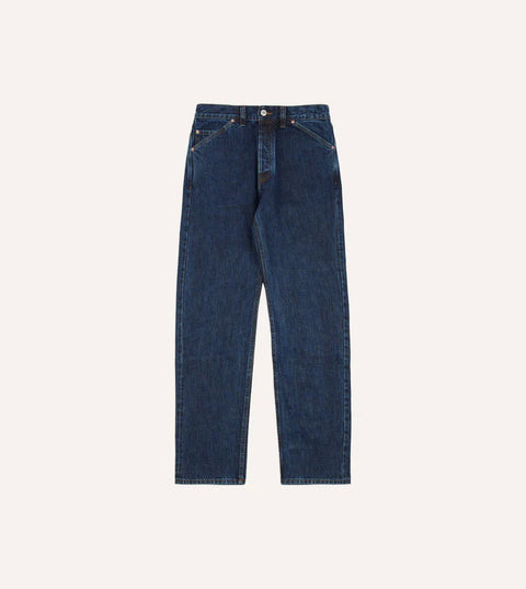 Drake's Stone Wash 14.2oz Japanese Selvedge Denim Five-Pocket Jeans 3
