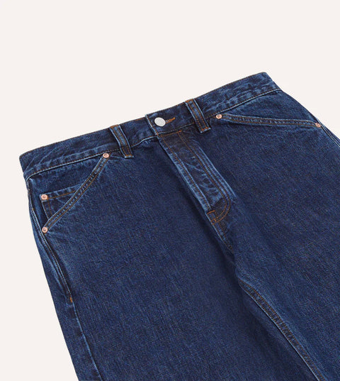 Drake's Stone Wash 14.2oz Japanese Selvedge Denim Five-Pocket Jeans 4
