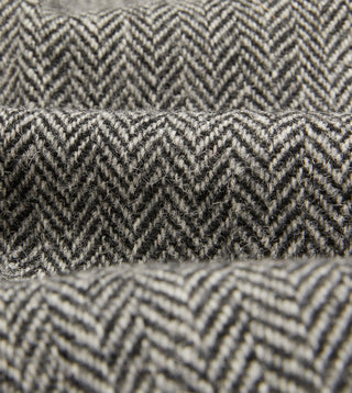 Drake's Harris Tweed One Pleat Games Trousers — back