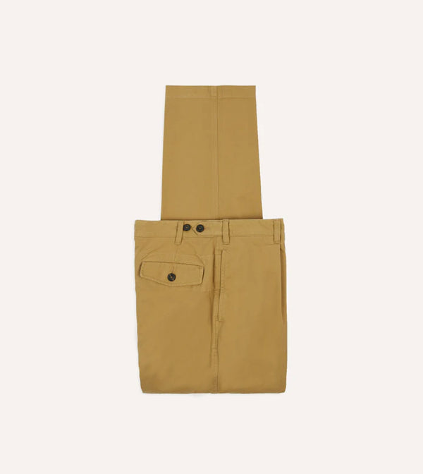 Sand Vintage Wash Cotton Games Trousers