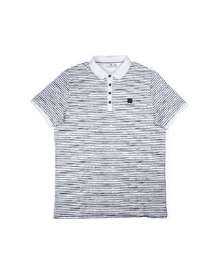 Blue Industry Striped Short Sleeve Polo 1