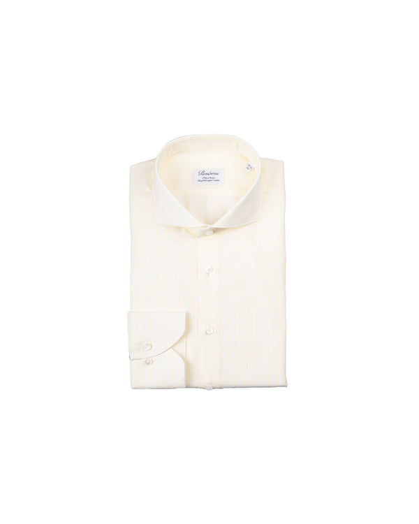 Yellow Striped Oxford Shirt