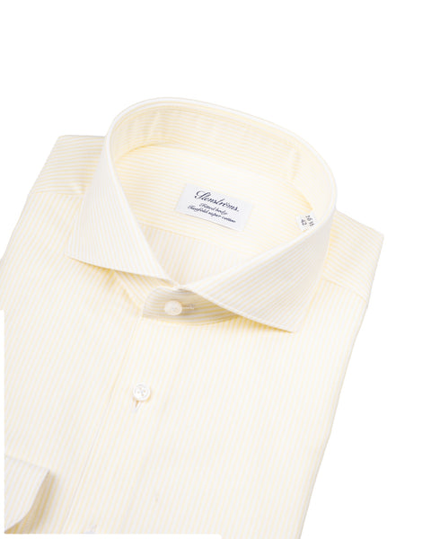 Stenstroms Yellow Striped Oxford Shirt 2