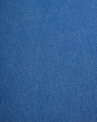 Drake's Indigo Cotton Jersey Long-Sleeve Polo Shirt 3