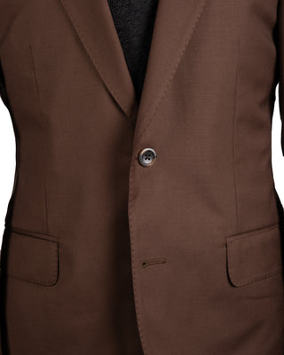 Empire Brown Wool Reno Suit 4