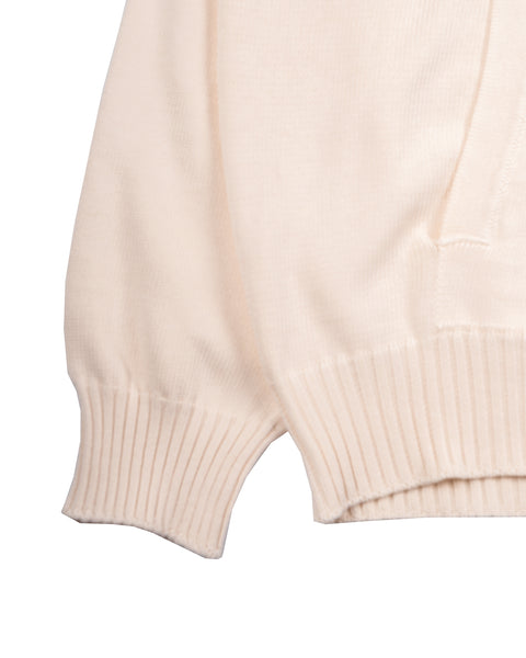 Gran Sasso Cream Full Zip Hoodie 4