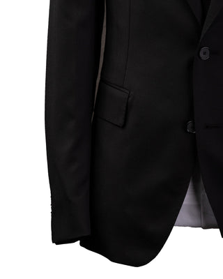 Tagliatore Black Vesuvio Stock Suit - Wool - Alternate View