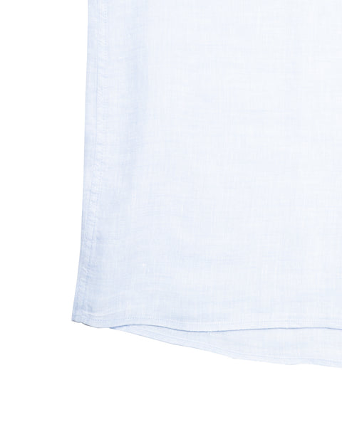 Tiger of Sweden Light Blue Linen Short Sleeve Shirt 4