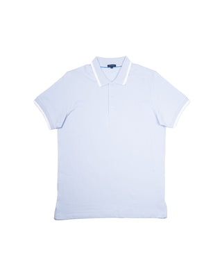 PYA PYA Cloud Sky Contrast Collar Polo 1