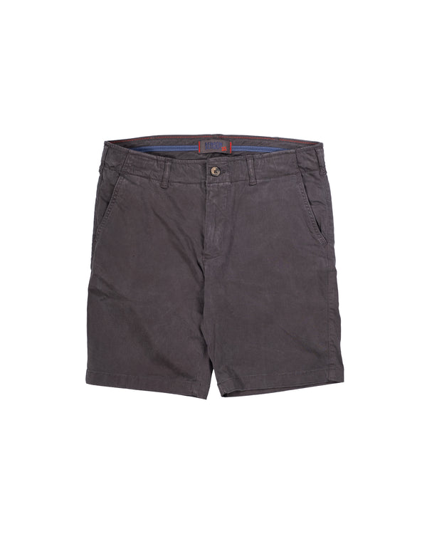 Black Tencel Chino Shorts