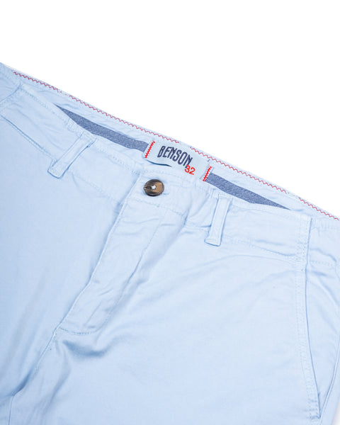 Benson Blue Chino Shorts 2