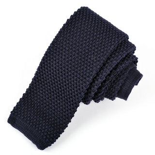 Dion SS25 Wool Knit Ties - Red, Wool, Solid, Made In Canada