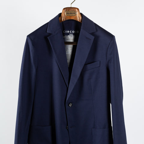 Circolo Indigo Jersey Travel Blazer 7