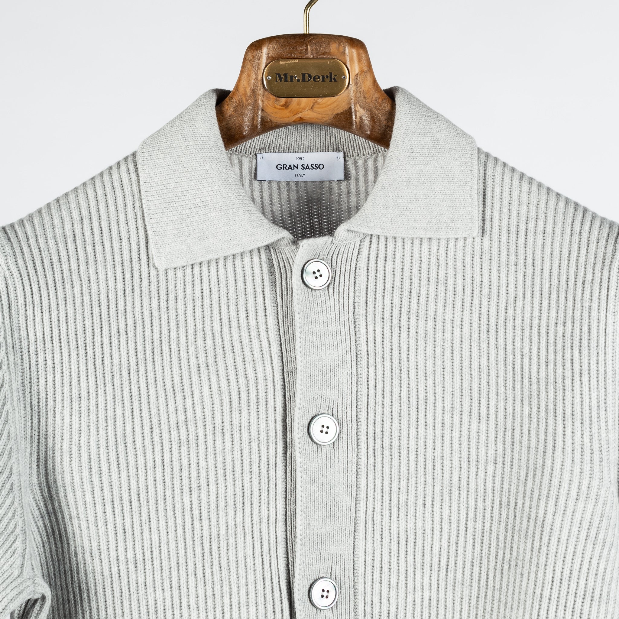 トップス Cornier LAMBWOOL CASHMERE MOSSER SHIRTS Light Grey Wool Cashmere Overshirt – Mr.Derk
