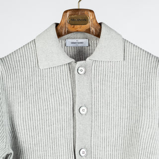 Light Grey Wool Cashmere Overshirt - Mr.Derk