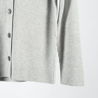 Light Grey Wool Cashmere Overshirt - Mr.Derk