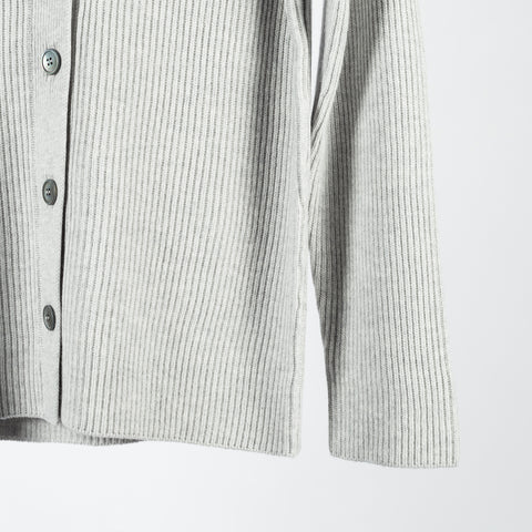 Light Grey Wool Cashmere Overshirt - Mr.Derk