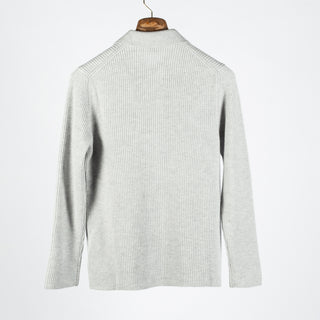 Light Grey Wool Cashmere Overshirt - Mr.Derk