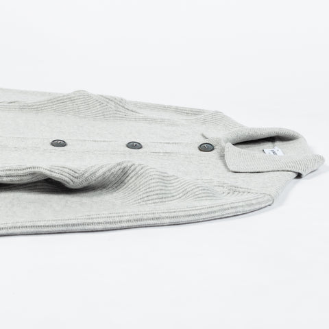 Light Grey Wool Cashmere Overshirt - Mr.Derk
