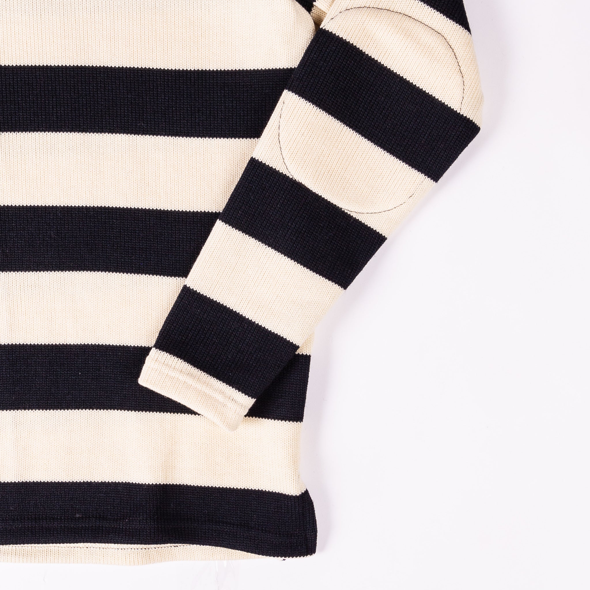 Cream and black outlet striped sweater