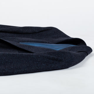 Mottled Navy Wool Cashmere Blazer - Mr.Derk