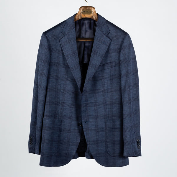 Blue Glen Checked Blazer