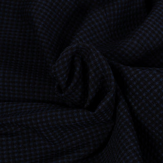 Textured Navy Micro Check Blazer - Mr.Derk