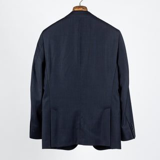 Empire Textured Navy Wool Suit - Wool, Made In Canada - View 5