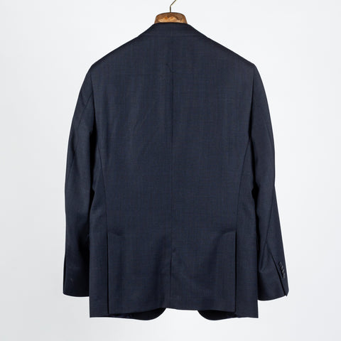 Empire Textured Navy Wool Suit - Wool, Made In Canada - View 5