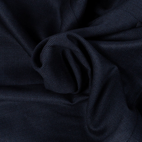 Empire Textured Navy Wool Suit - Wool, Made In Canada - Alternate View