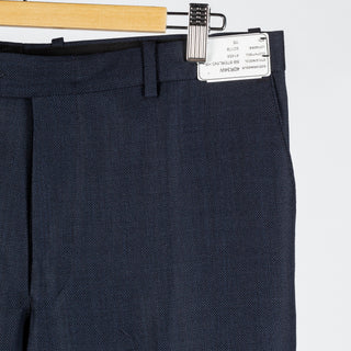 Empire Textured Navy Wool Suit - Wool, Made In Canada - View 12
