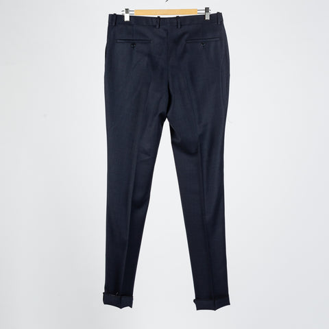 Empire Textured Navy Wool Suit - Wool, Made In Canada - View 13