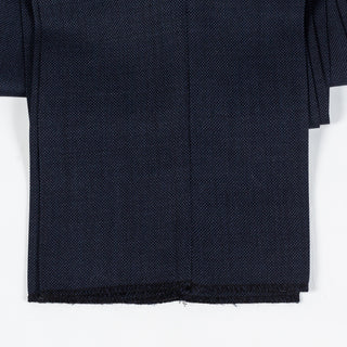 Empire Textured Navy Wool Suit - Wool, Made In Canada - View 10