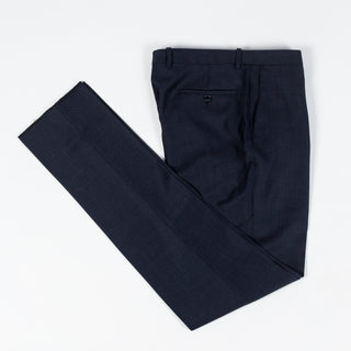 Empire Textured Navy Wool Suit - Wool, Made In Canada - View 17
