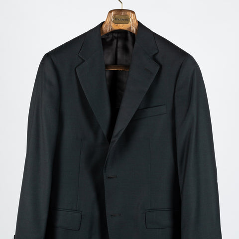 Empire Textured Dark Hunter Green Wool Suit 6